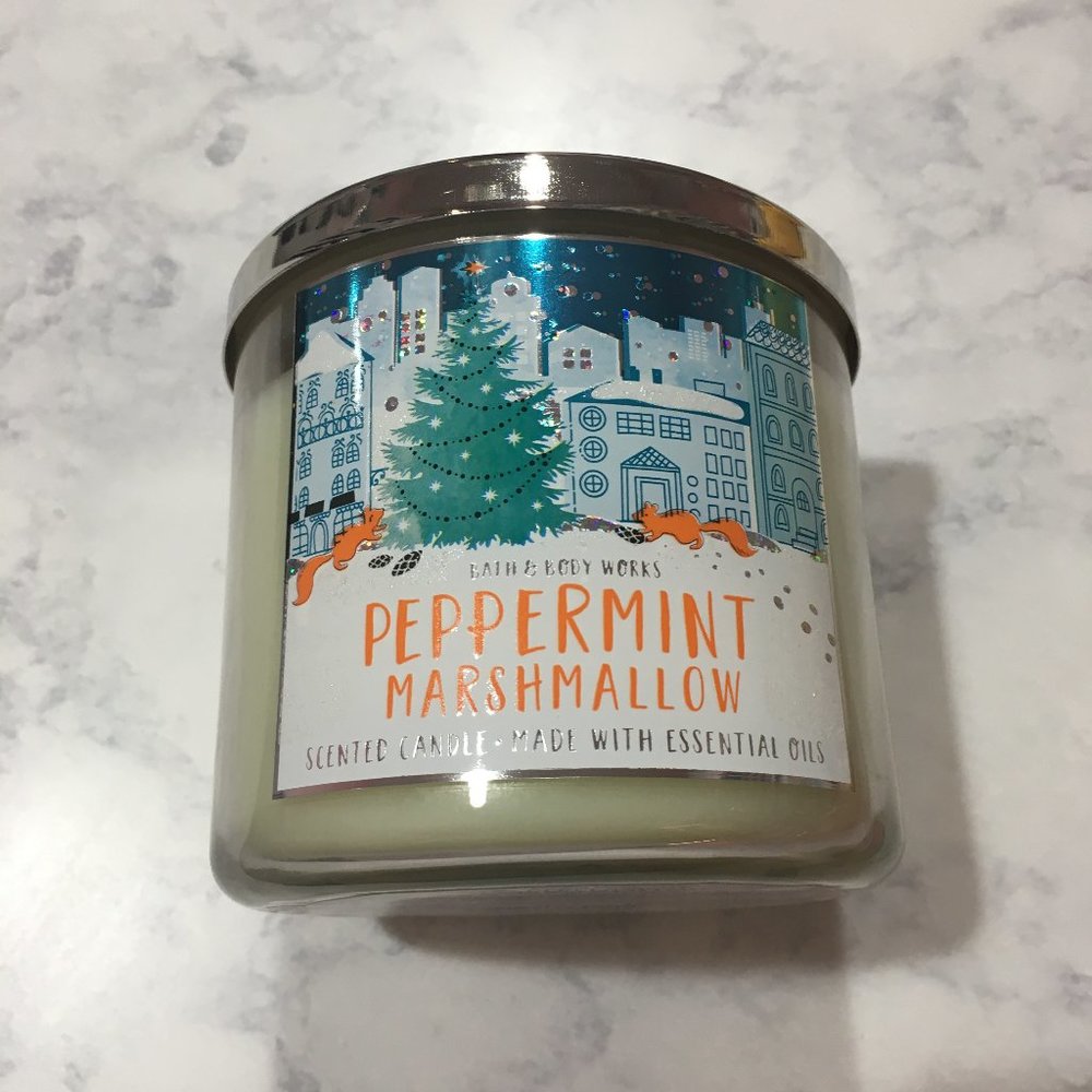Bath & Body Works Peppermint Marshmallow Candle
